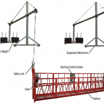 Suspended Platform for 100mtr High (Full Galvanised Type Without Counter Weight)